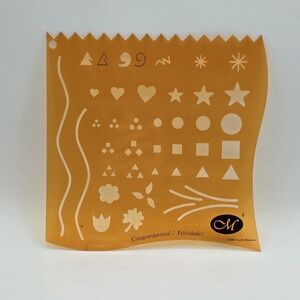 Creative Memories 2001 Shape‎ Stencil Template For Scrapbooking & Crafts